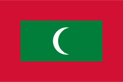 Maldives 旗幟