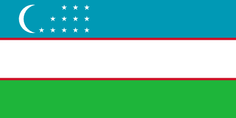 Uzbekistan 旗幟